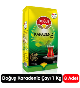 Doğuş Karadeniz Çayı 1 Kg 8 Paket