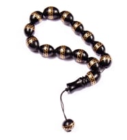 Beyzi Kesim 19x15 mm Pirinç Sarmallı Rus Oltusu Efe Boy Sistem Püsküllü Tesbih
