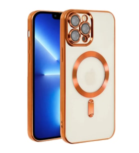 iPhone 13 Pro Kılıf Kross Magneticsafe Kapak - Turuncu