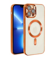 iPhone 13 Pro Kılıf Kross Magneticsafe Kapak - Turuncu