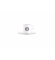 Porland Harf (O) Tabaklı Kahve Fincanı 85 Cc 04A+P021905 (Beyaz)