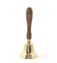 Pirinç Okul El Çanı 25 cm (Çok Renkli)