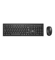 Lecoo KW200 Kablosuz Klavye & Mouse Set Q Siyah