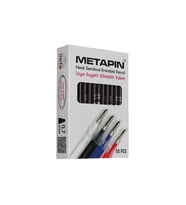 Metapin Isı ile Silinebilen Uçan Refill Kalem İçi Siyah (0.7 mm) - 50 Adet