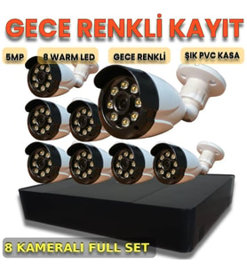 XM Pro Sekiz Kameralı Akıllı Güvenlik Çözümü Yüz Tanıma ve Araç Algılama Destekli