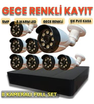 XM Pro Sekiz Kameralı Akıllı Güvenlik Çözümü Yüz Tanıma ve Araç Algılama Destekli