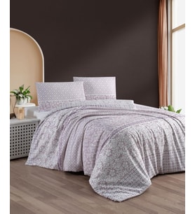 Hazal Tek Kişilik Nevresim Takımı Çarşafı Lastikli 160x220