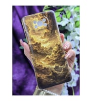 Poco X3 Pro / Poco X3 Nfc Uyumlu Bulutlar Desenli Şeffaf Silikon Telefon Kılıfı