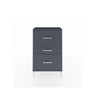 Arges Komodin 3 Çekmeceli 60x30x96 Antrasit-Antrasit