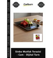 Özel Üretim Hassas 5kg Kapasite Elektronik Tartım Sinbo Mutfak Terazisi Cam Dijital Tartı