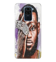 Xiaomi Redmi NOTE 9 Uyumlu Lebron James Tasarımlı Şeffaf Telefon Kılıfı
