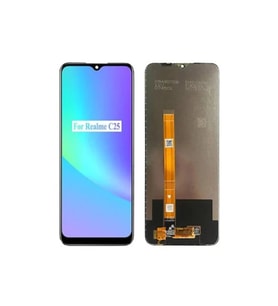 Realme C25 - C25S Ekran Dokunmatik SRV (Siyah)