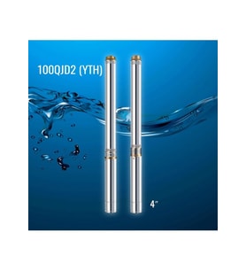 Dayuan 0.75 Hp-220V-Motorlu Kademeli 4" Derinkuyu Dalgıç Pompa+Pano