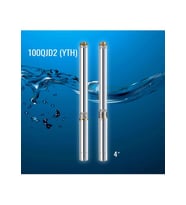 Dayuan 0.75 Hp-220V-Motorlu Kademeli 4" Derinkuyu Dalgıç Pompa+Pano