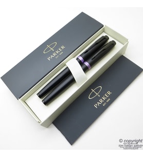 Parker IM Professional BT Mor Dolma Kalem + Roller Kalem Set  Parker Kalem  İsme Özel Kalem  Hediyelik Kalem