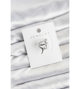 Gümüş Renk Pirinç Diken Model Kıkırdak Earcuff Küpe 5886 - HPSBYI4891-8882