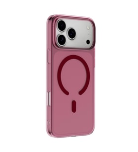 Apple iPhone 18 Pro Max Combo Sert Şeffaf Magsafe Kapak - Bordo