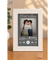 Kişiye Özel Spotify Çerçeve Fotoğraflı Sevgiliye Arkadaşa Doğum Günü Yıldönümü Hediyesi