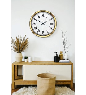 Majestic Gold 40 Cm Metal Duvar Saati