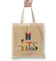 Bts Army Bt21 GIFT Bez Çanta Uzun Saplı