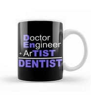 Doctor Engineer Artist Dentist Kupa Bardak Porselen