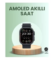 Mey İthalat® Ultra Akıllı Saat AMOLED Display 15 Gün Dayanıklı Batarya