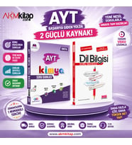 Orbital AYT Kimya ve AKM Dil Bilgisi Soru Bankası Seti 2 Kitap