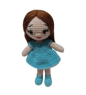 Minyatür Sultan Bebek Amigurumi Organik Oyuncak