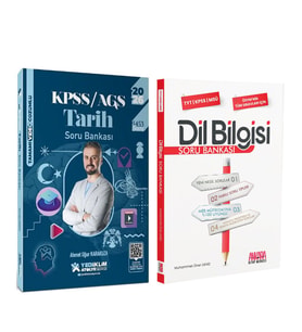 Yediiklim Yayınları 2026 KPSS Tarih Atölye ve AKM Dil Bilgisi Soru Bankası Seti 2 Kitap