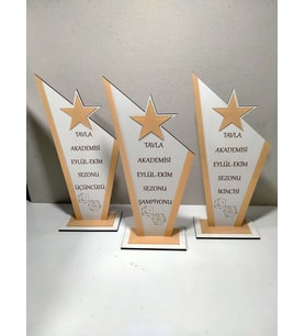 Turnuva (Tavla, Satranç,Futbol, Voleybol, Basketbol ) Plaketi (Şampiyon için) kişiye özel