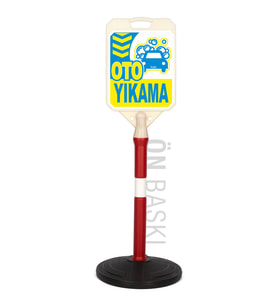 Oto Yıkama v1 Yönlendirme ve Bariyer Uyarı Dubası