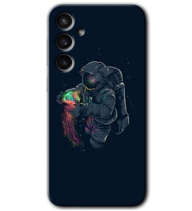 Galaxy S23 FE Kılıf HD Desen Baskılı Arka Kapak - Astronot Kıyafeti