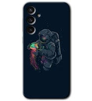 Galaxy S23 FE Kılıf HD Desen Baskılı Arka Kapak - Astronot Kıyafeti