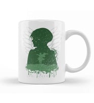 Attack On Titan Levi Ackerman in Silhouette Kupa Bardak Porselen