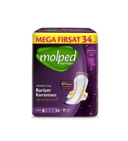 Molped Süpernight Uzun Ped Mega 34 Adet