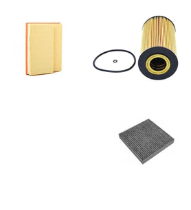 Bosch Filtre Bakım Seti Mercedes ML Serisi 400 CDI Dizel W163 2000-2006 Hava + Yağ f. + Polen Filtre Sardes