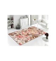 Brillant Latex Kaymaz Taban Halı-KRİSTAL HL11217.801-(80x300) (Bej)