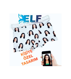 Kişiye Özel Fotoğraf Basklı Boxer (Standart)