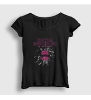 Presmono Kadın Siyah Disco Royal Republic T-Shirt 378510tt