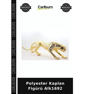 Özel Üretim Dekoratif Hediyelik Modern Ev Aksesuarı Salon Süsü Polyester Kaplan Figürü Alk1692