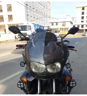 MOTOCAM Honda Varadero Ön Cam 1999-2003 Model 54cm Şeffaf Renkli 4mm