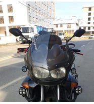 MOTOCAM Honda Varadero Ön Cam 1999-2003 Model 54cm Şeffaf Renkli 4mm