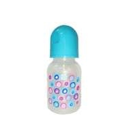 Bebedor Desenli PP Biberon 3+ Ay 125 ml-Mavi Nazar Boncuklu