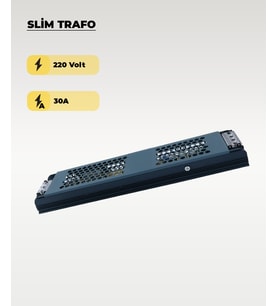 12V 30A Ultra Slim Led Trafo (Gri)