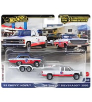 Hot Wheels Premium HRV42 Team Transport '63 Chevy Nova / '88 chevy Siverado 3500  (#68)
