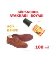 Açık Kahverengi Süet Nubuk Ayakkabı Ve Çanta Boyası 100ml