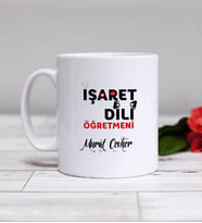 İşaret Dili Öğretmeni Kupa Bardak