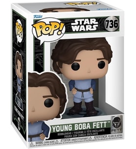 Funko Pop! Star Wars: Fl - Boba Fett - (Young) - Vinil Koleksiyon Figürü - Hediye Fikri - Resmi Tica (Krem)