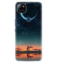 Casper E30 F20 X20 Kılıf Desemli Silikon Ay ve Kız 1720