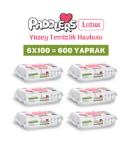 Easy Clean Lotus Çiçeği Kokulu Yüzey Temizlik Havlusu 6x100 (600 Yaprak)
